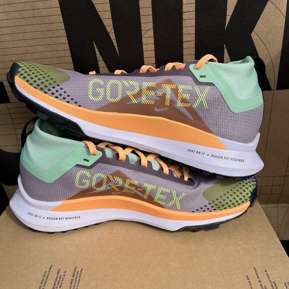 NEW Nike React Pegasus Trail 4 GTX V2 Purple Smoke HM9723-500 Women Size 6.5 - Picture 2 of 6